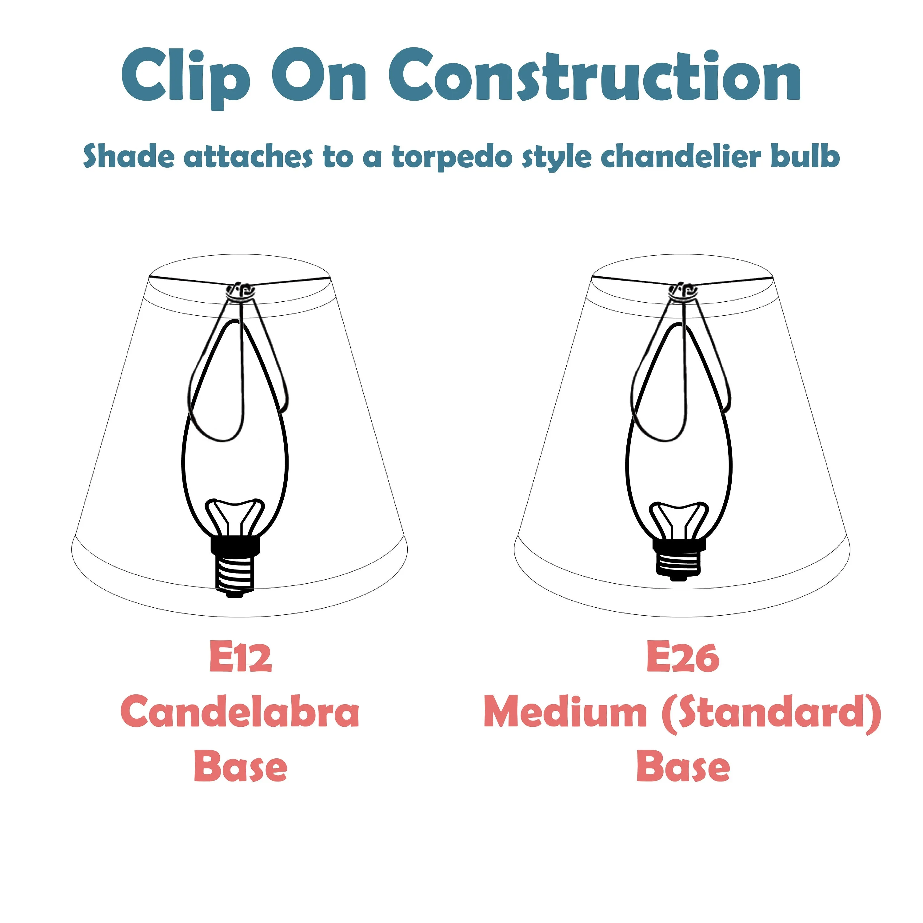 # 30246-X Small Bell Shape Chandelier Clip-On Lamp Shade Set of 2, 5, 6,and 9, Transitional Design in Silver Grey, 4" bottom width (2 1/2" x 4" x 5" )