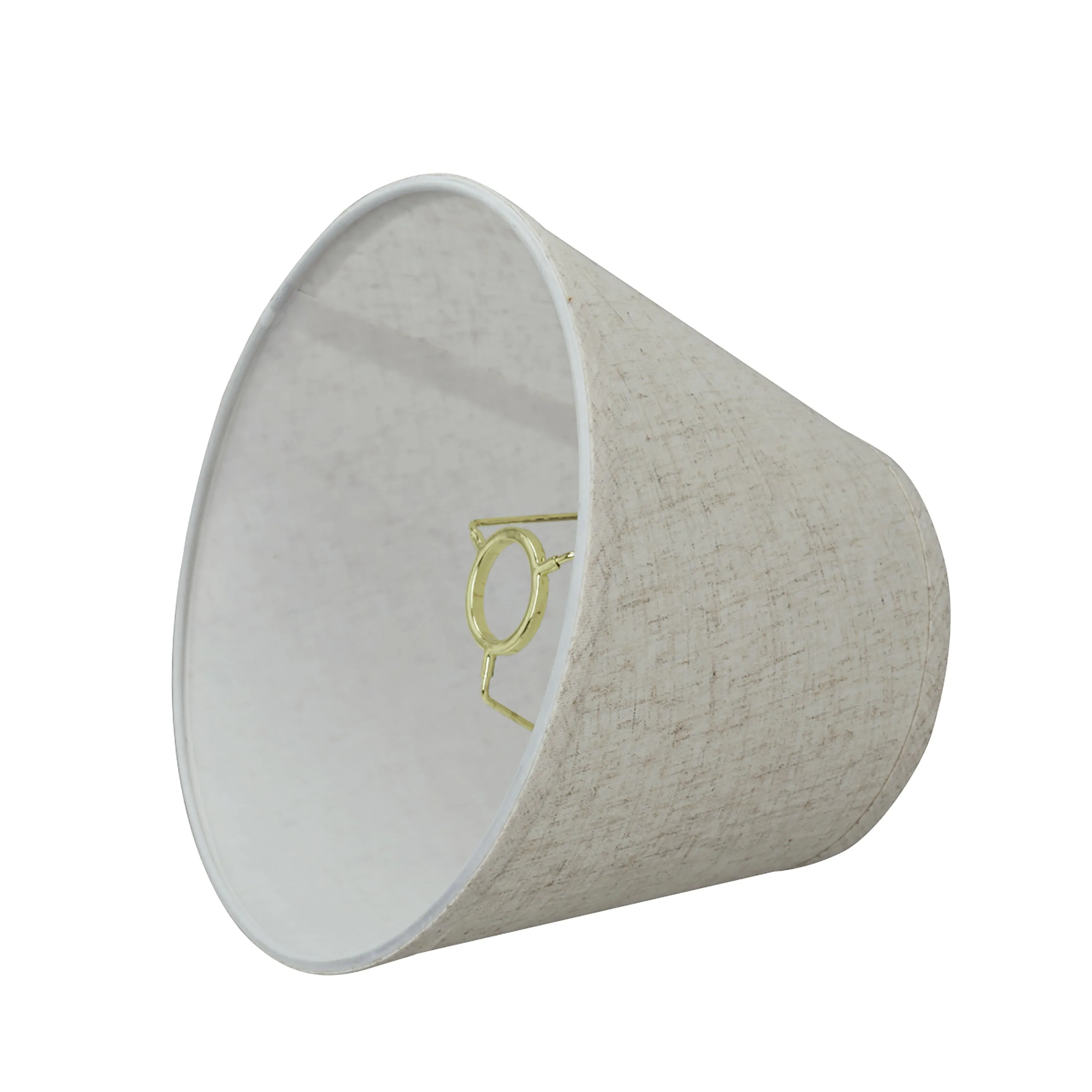 # 58851 Transitional Hardback Empire Shape UNO Construction Lamp Shade in Beige, 10" Wide (6" x 10" x 7 1/2")