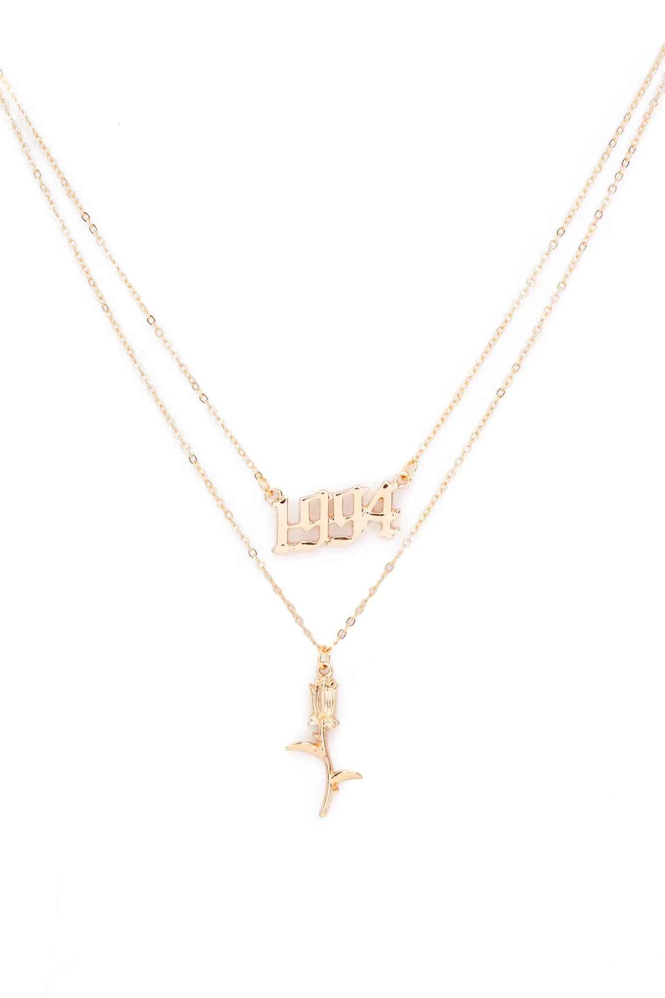 1994 Rose Necklace - Gold