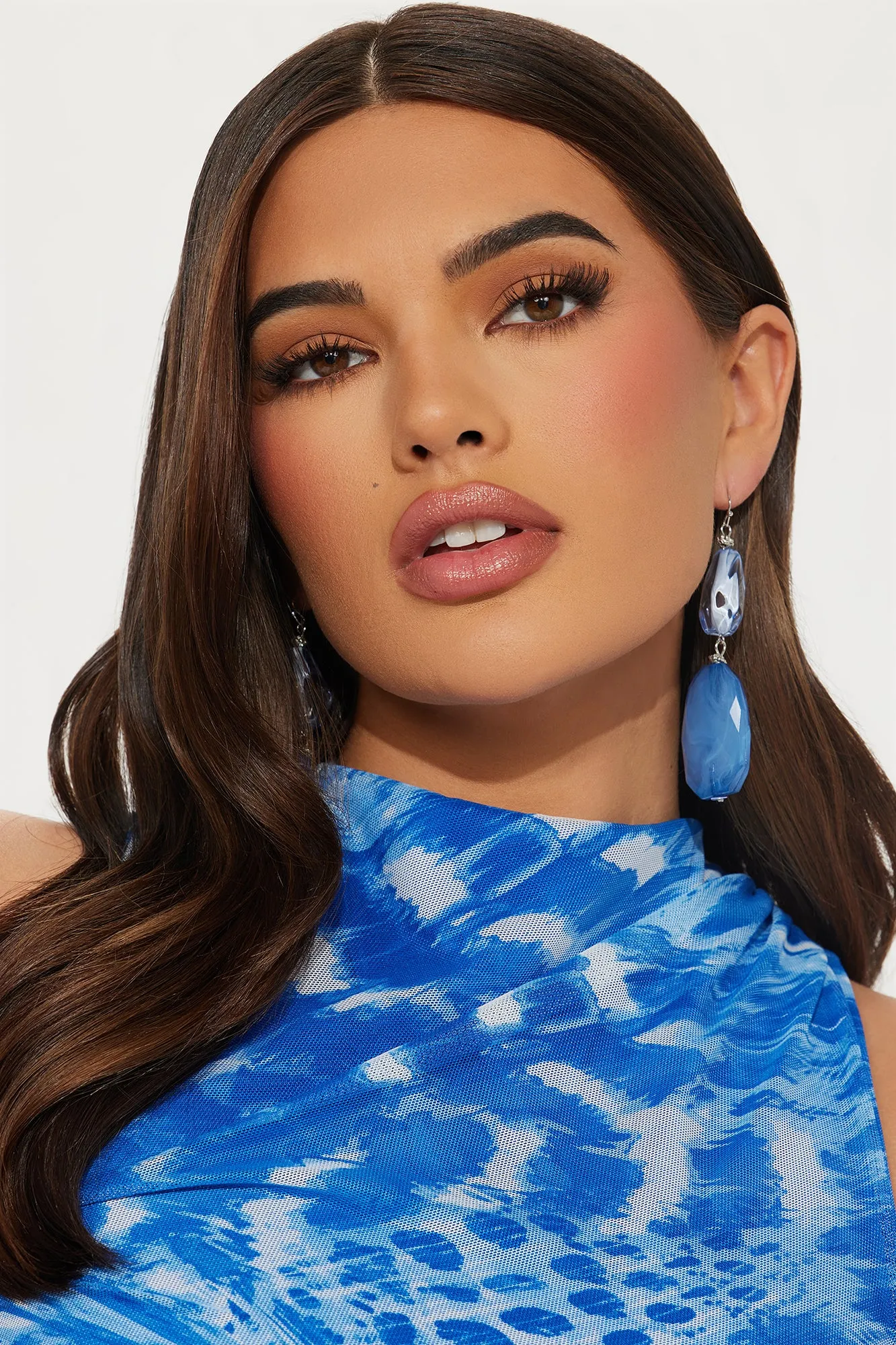 Almeria Earrings - Blue/combo