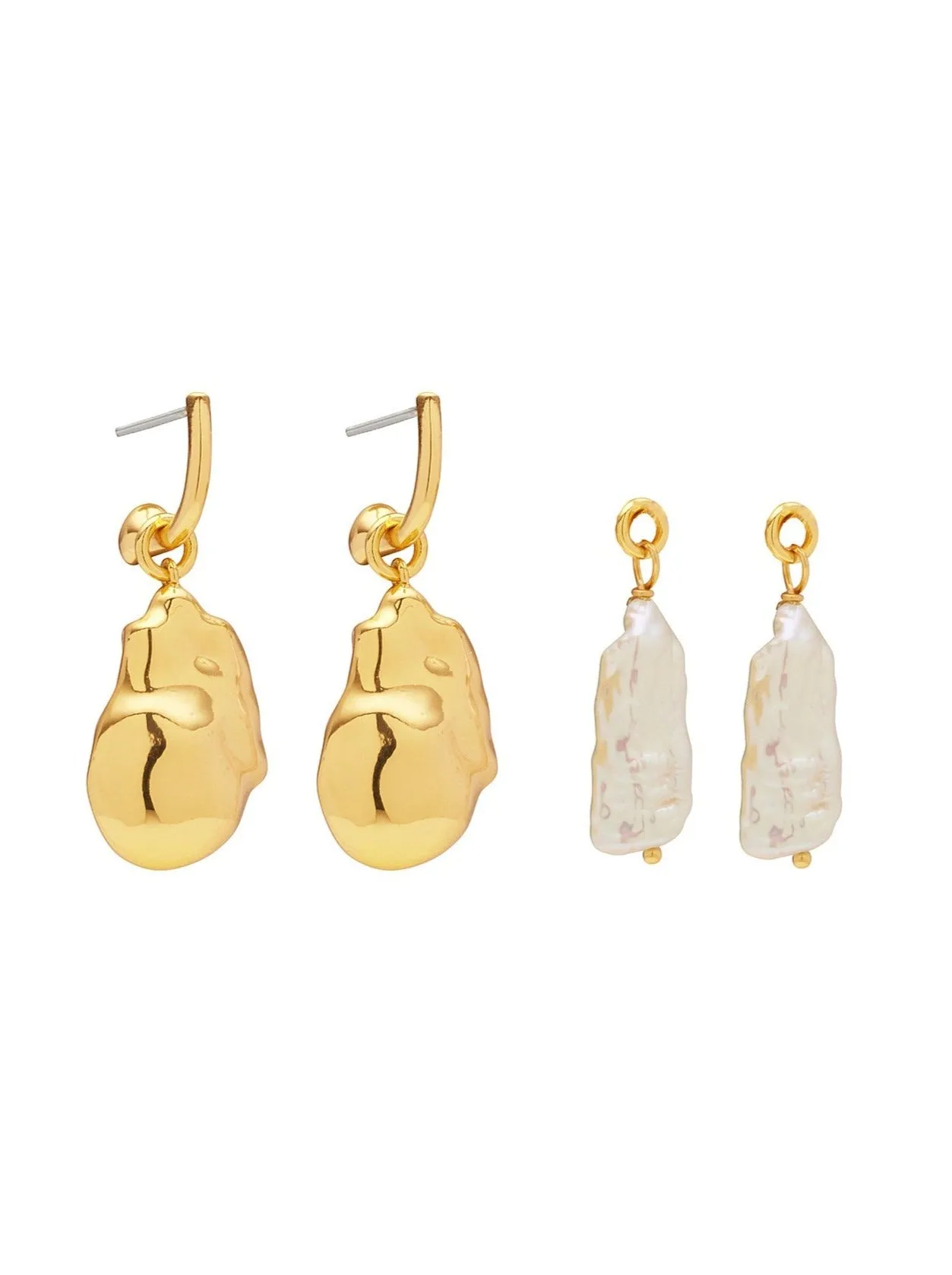 Amber Sceats Emma Earrings in Gold