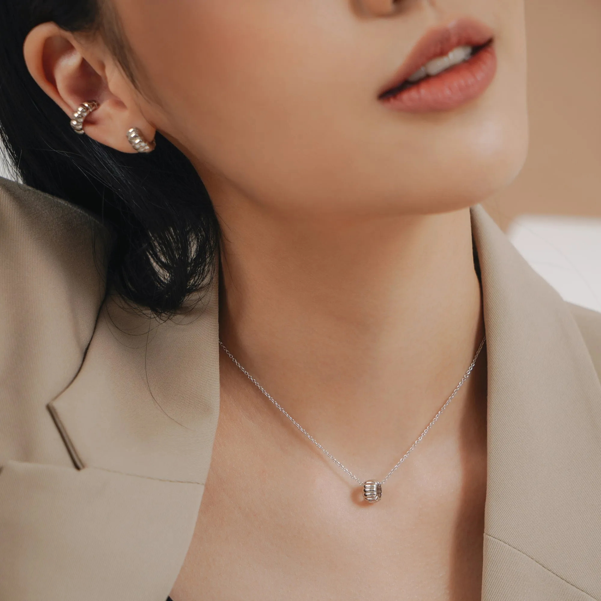 Bailey Hoop Necklace