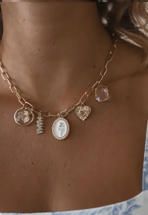Charmed I'm Sure Rose Necklace
