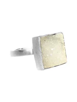 Euge Square Druzzy Ring