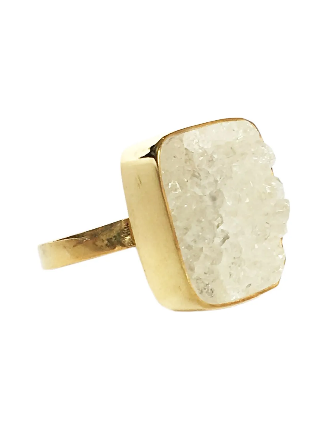 Euge Square Druzzy Ring