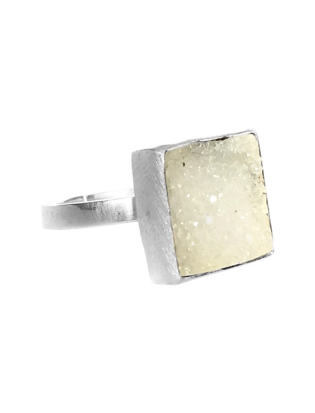 Euge Square Druzzy Ring