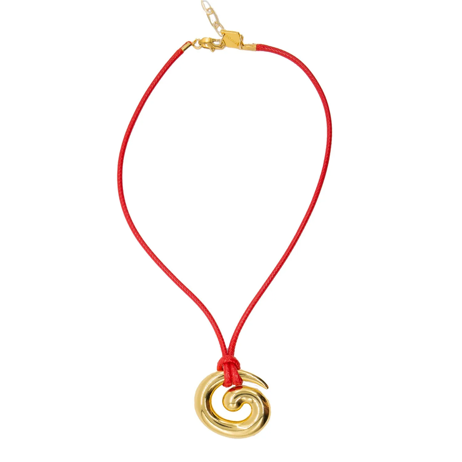 Gold Swirl Necklace