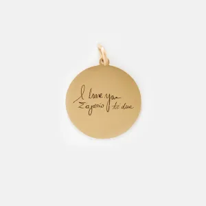 Handwriting Medallion - Large