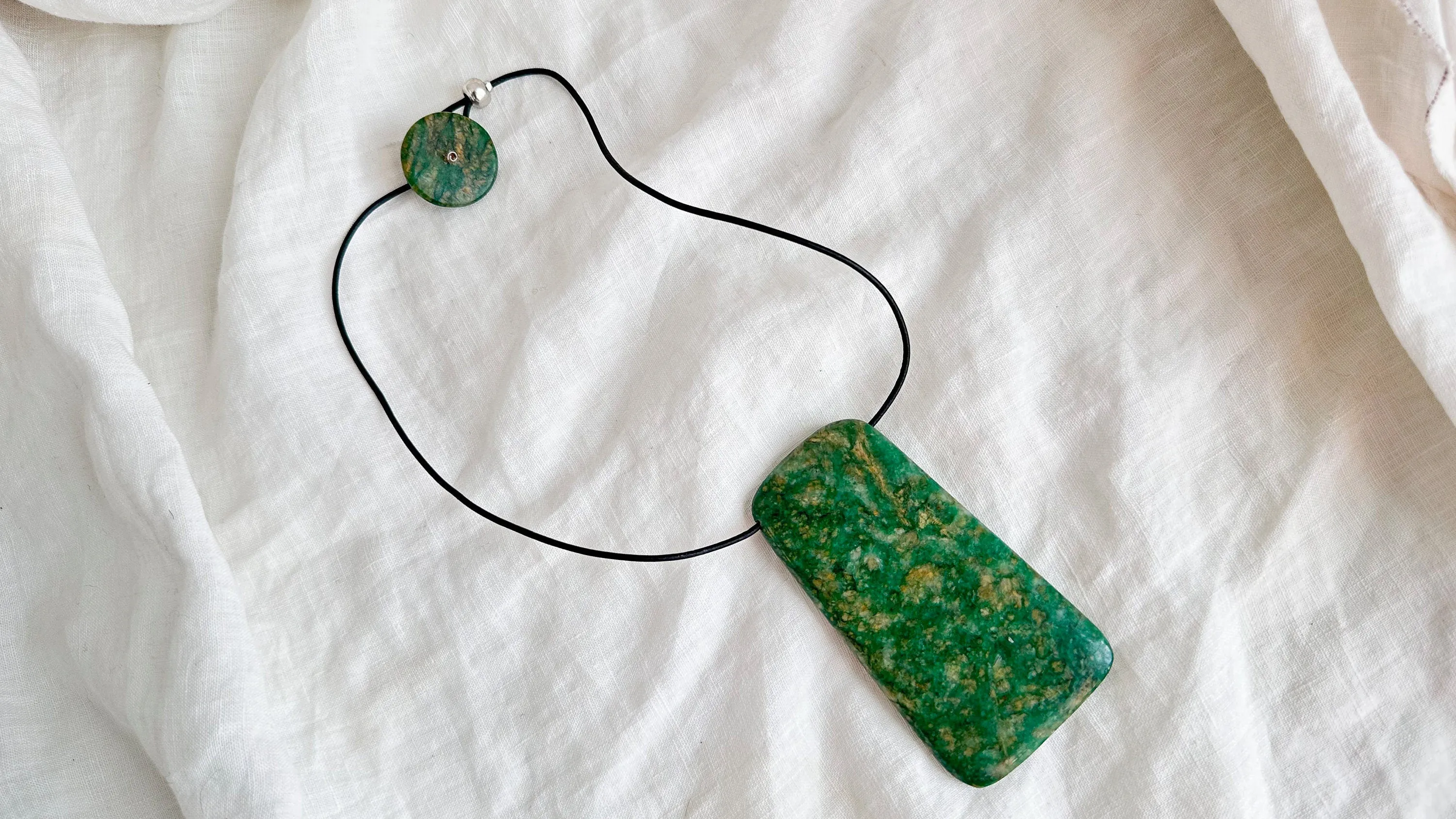 Mayan Green Jade Pendant. Hand-Carved Adze. Guatemala. 1294