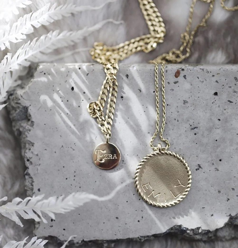 Medallion Signet Necklace