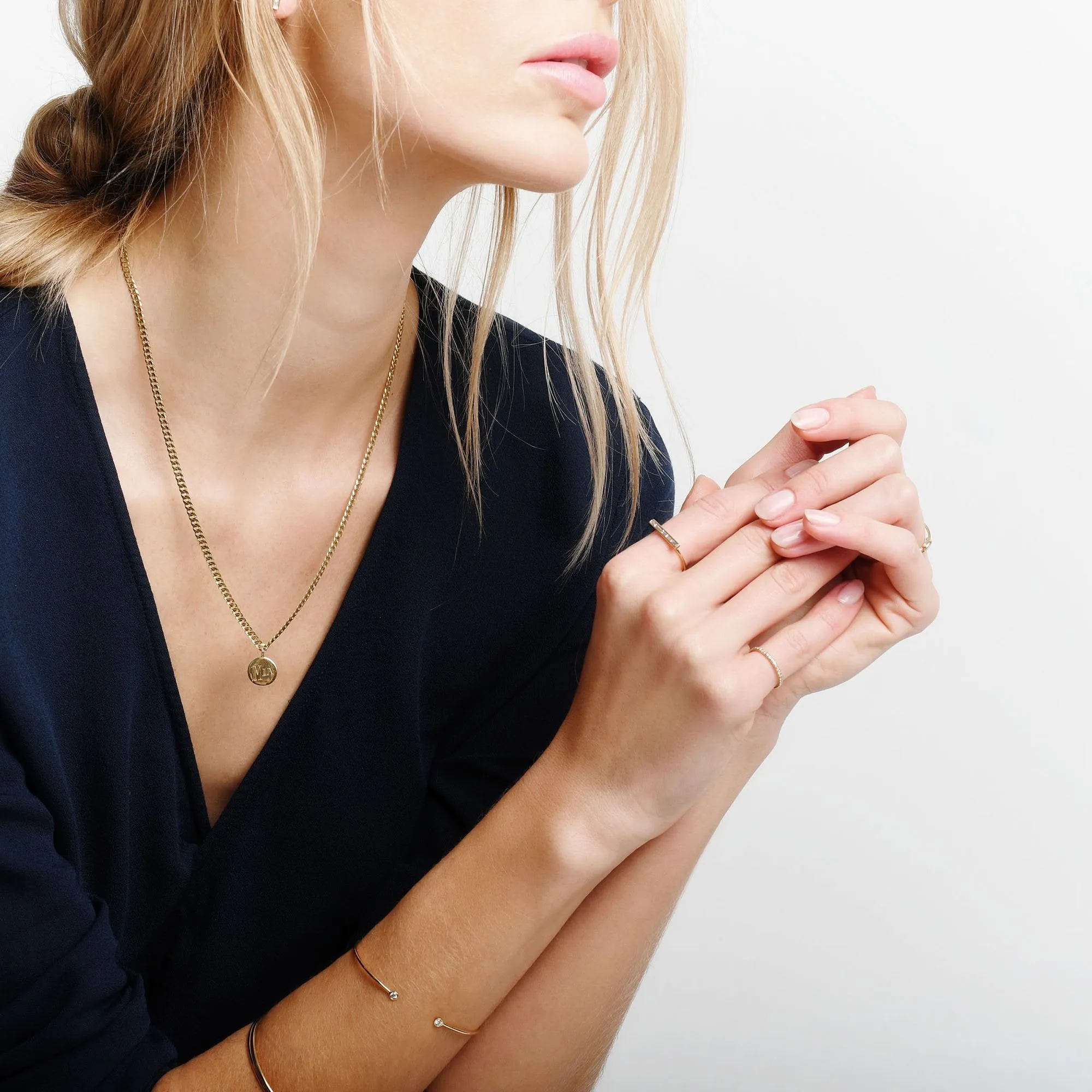 Medallion Signet Necklace