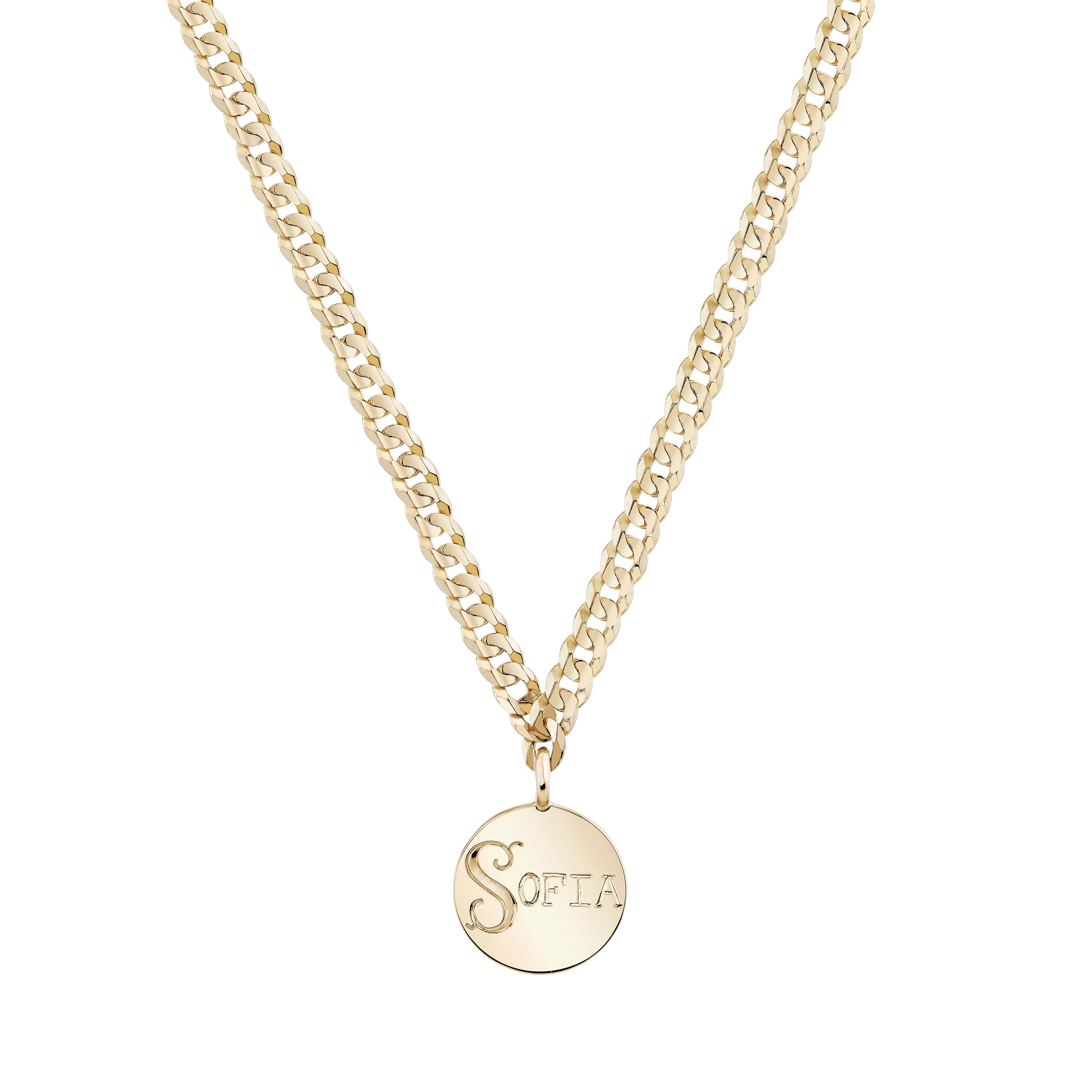 Medallion Signet Necklace