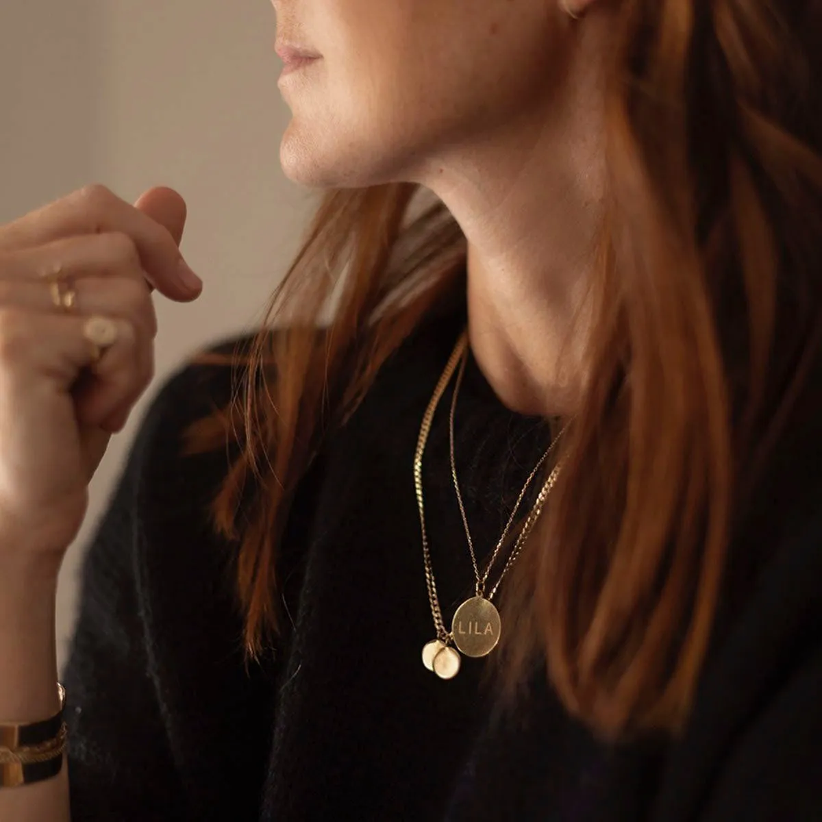 Medallion Signet Necklace
