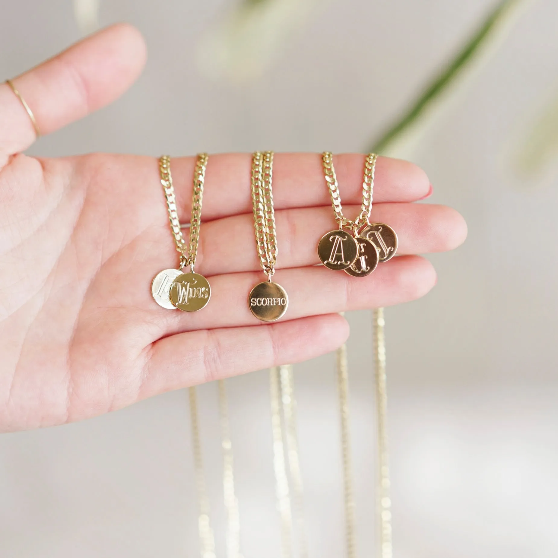 Medallion Signet Necklace