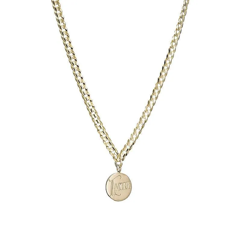 Medallion Signet Necklace