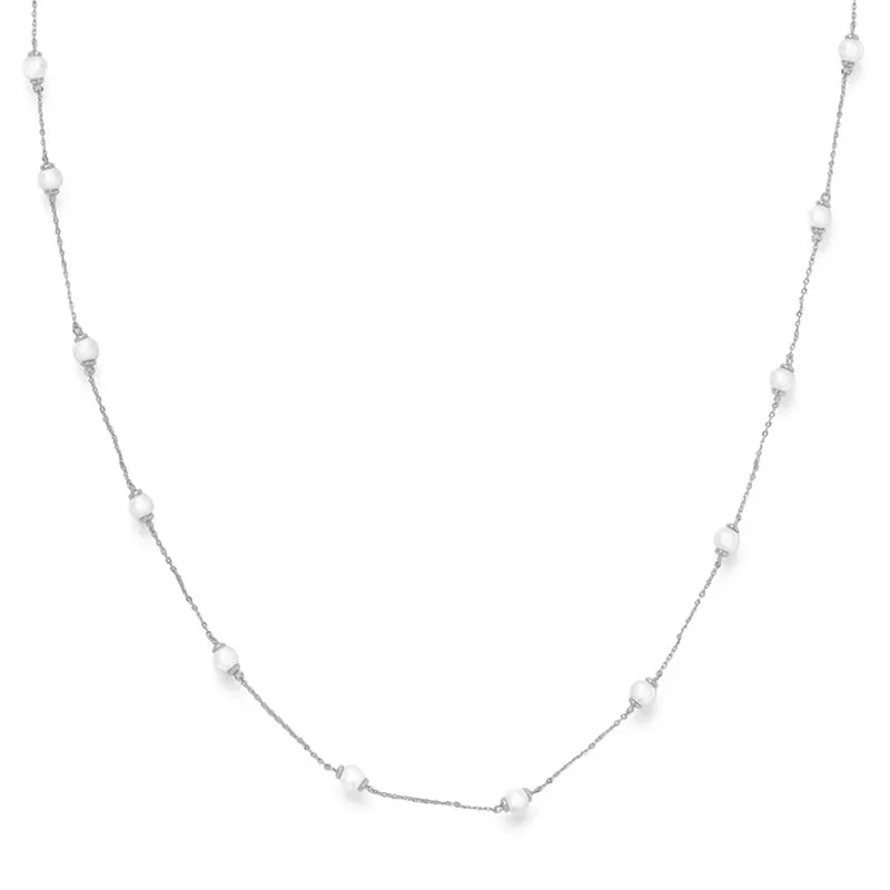 MELINDA MARIA | Perfect Pearl Infinity Necklace