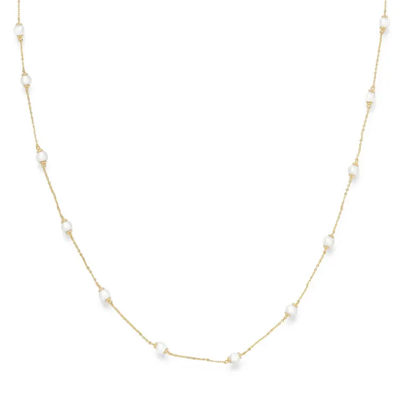 MELINDA MARIA | Perfect Pearl Infinity Necklace