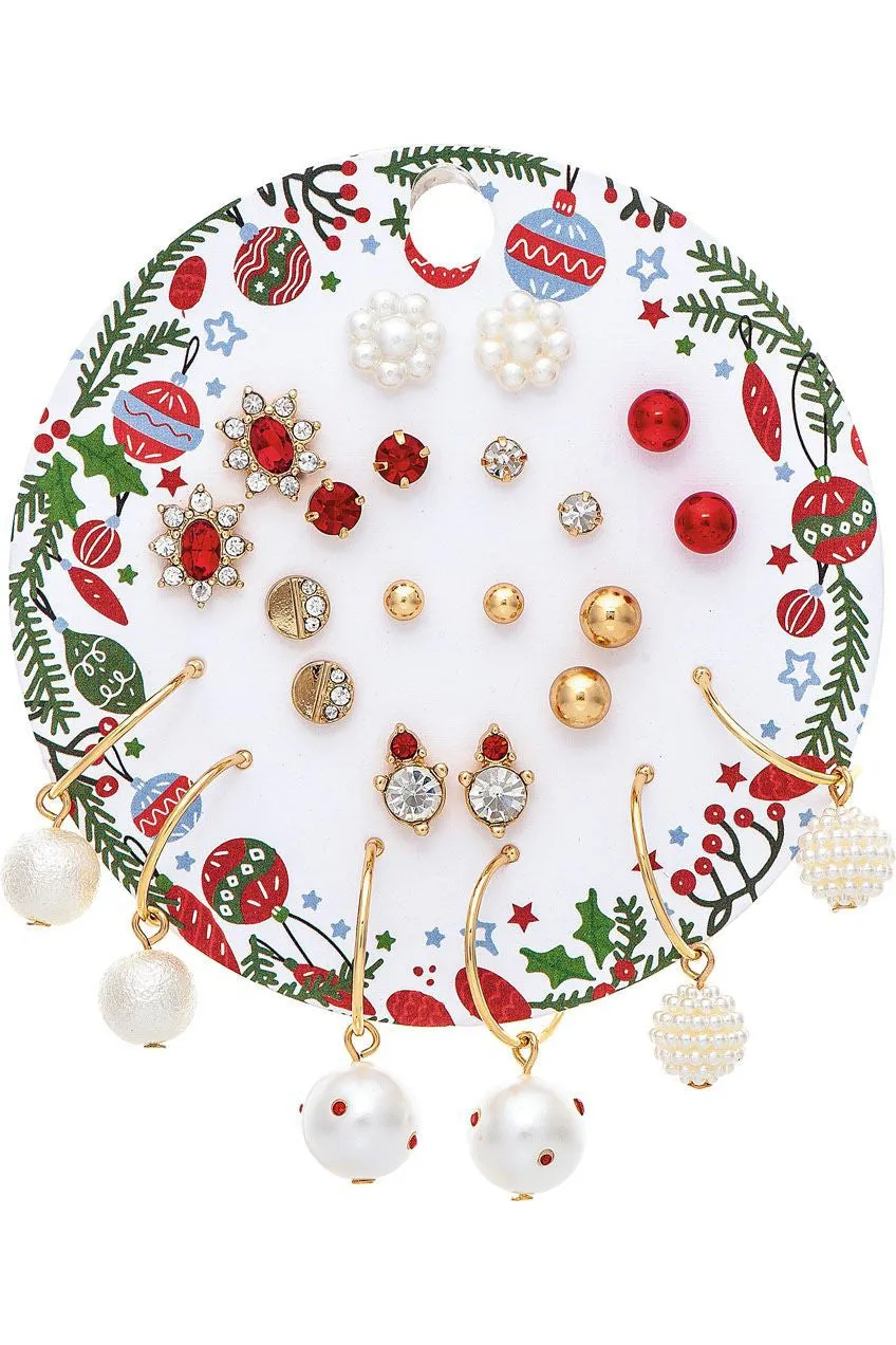 Rain Jewelry 12 Days Of Christmas Carded Earring Collection #6