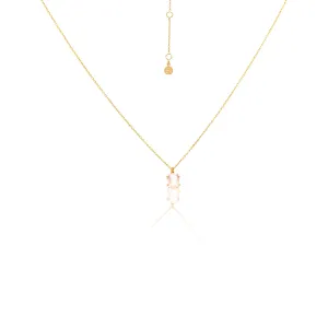Reverie / Necklace / Rose Quartz   Gold