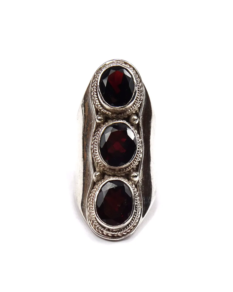 Simple Triple Stone Ring
