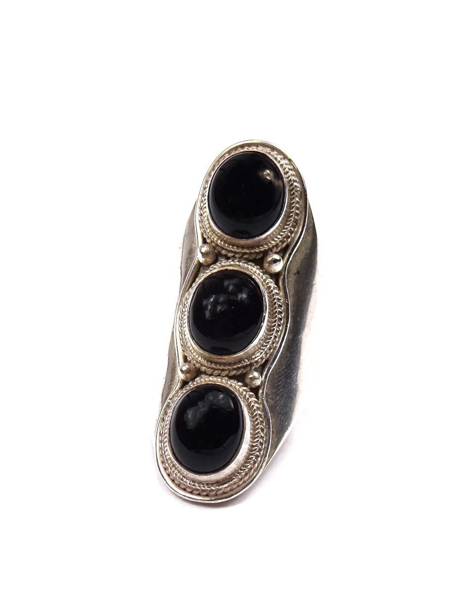 Simple Triple Stone Ring