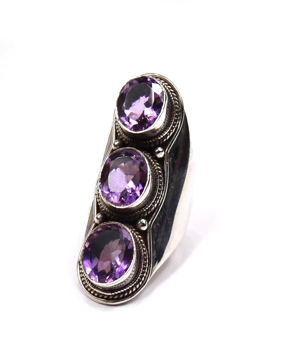 Simple Triple Stone Ring