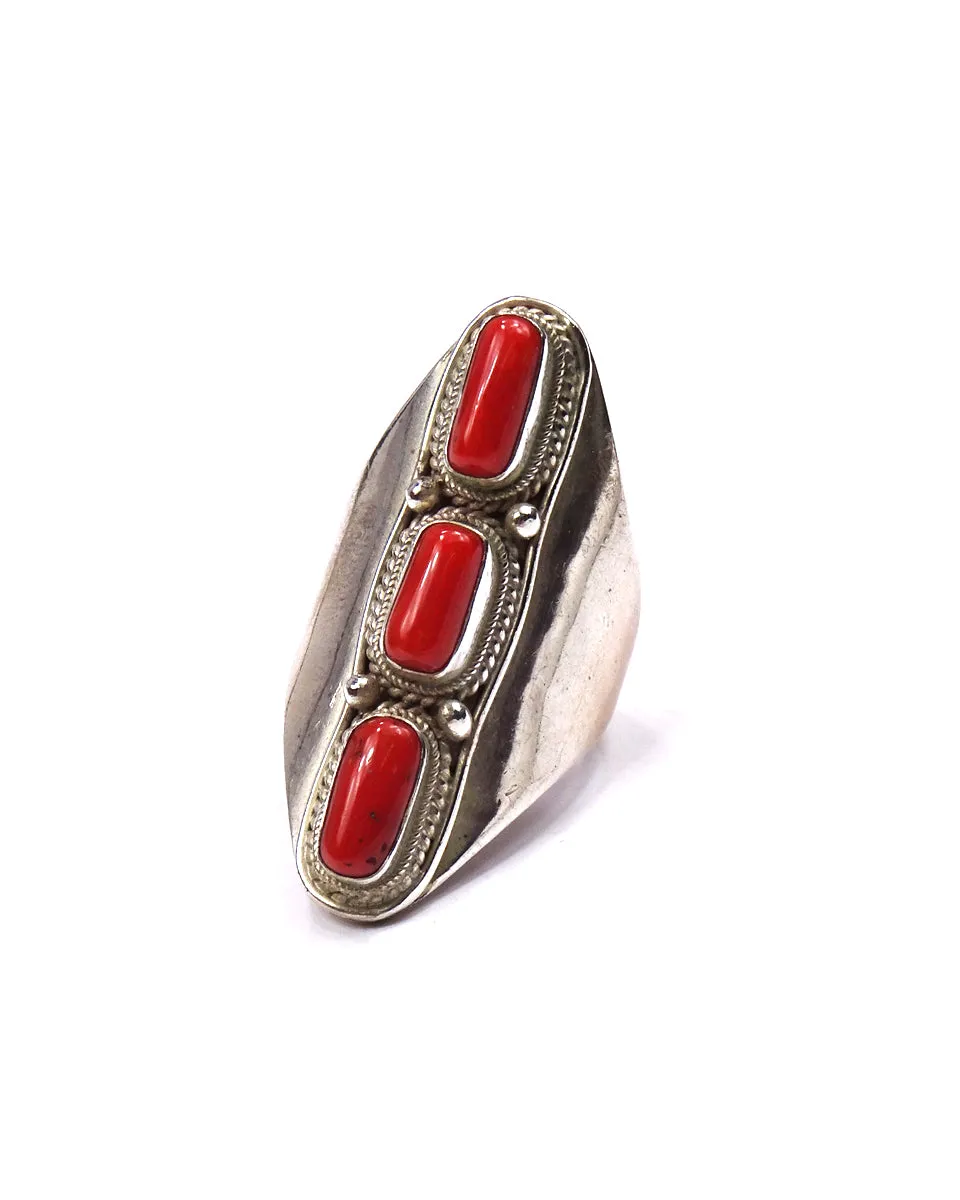 Simple Triple Stone Ring