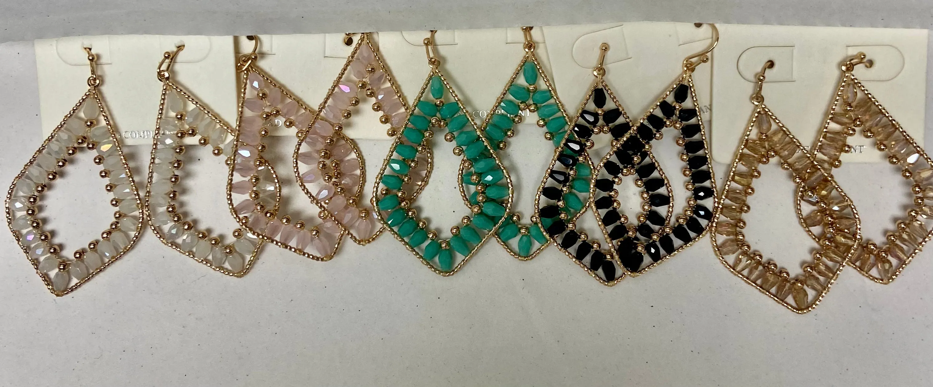 Tear Drop Crystal Earring