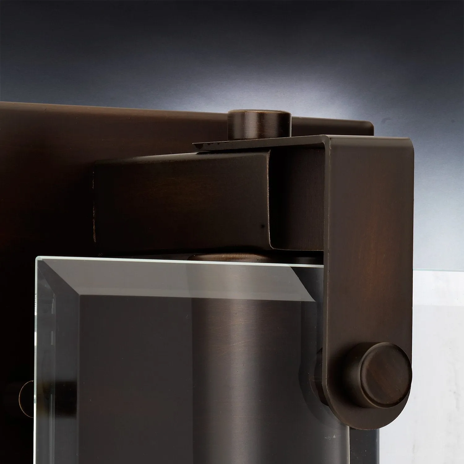 UHP2454 Modern Farmhouse Modern Bath / Wall Light, 8-3/8"H x 7"W, Olde Bronze Finish, Bristol Collection